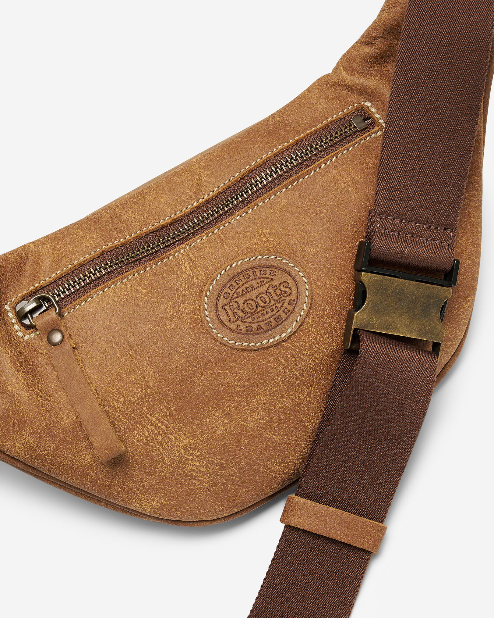 Sac-ceinture Trinité en cuir Tribe