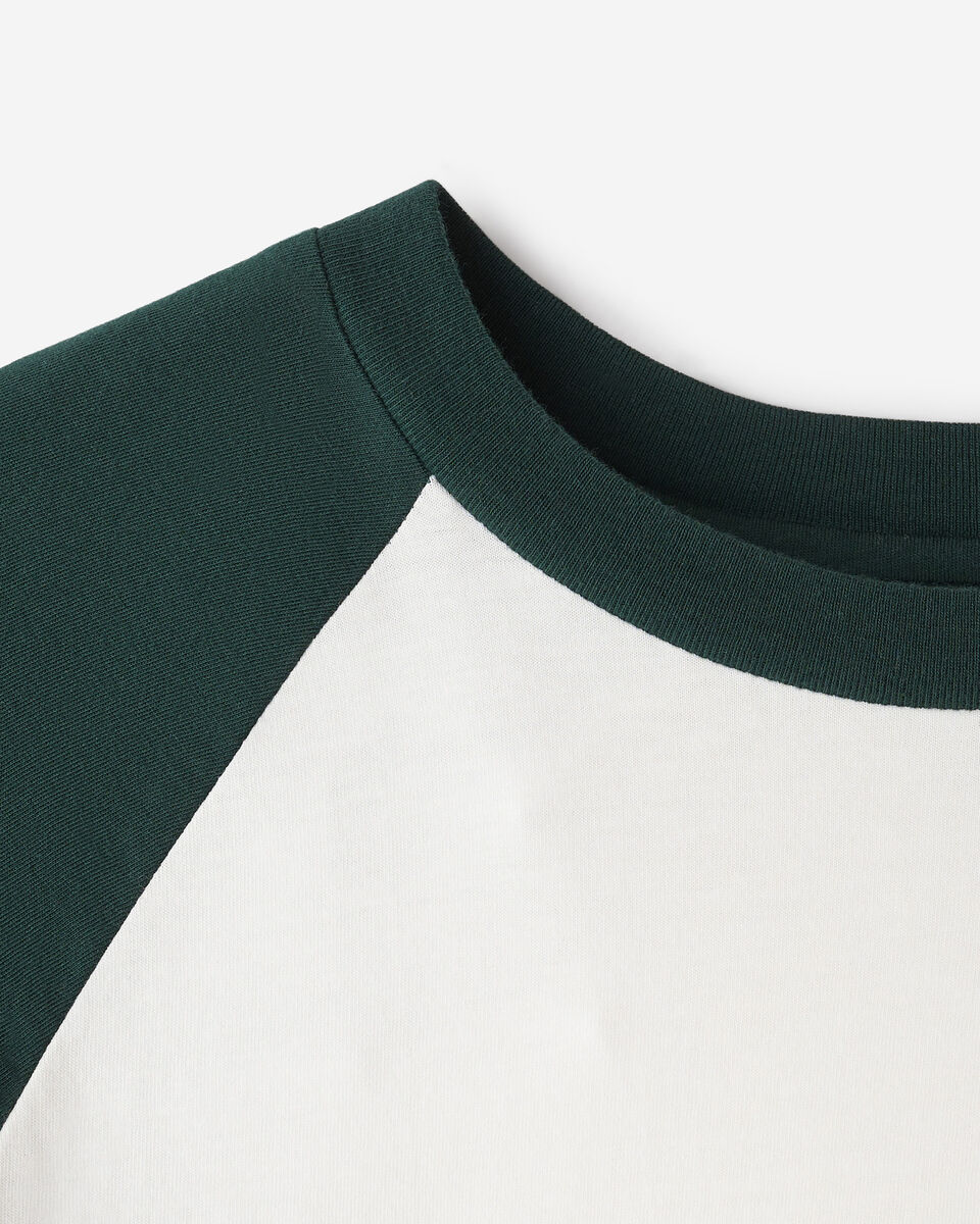 T-shirt style baseball Cooper en coton bio pour femme