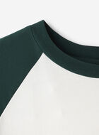 T-shirt style baseball Cooper en coton bio pour femme