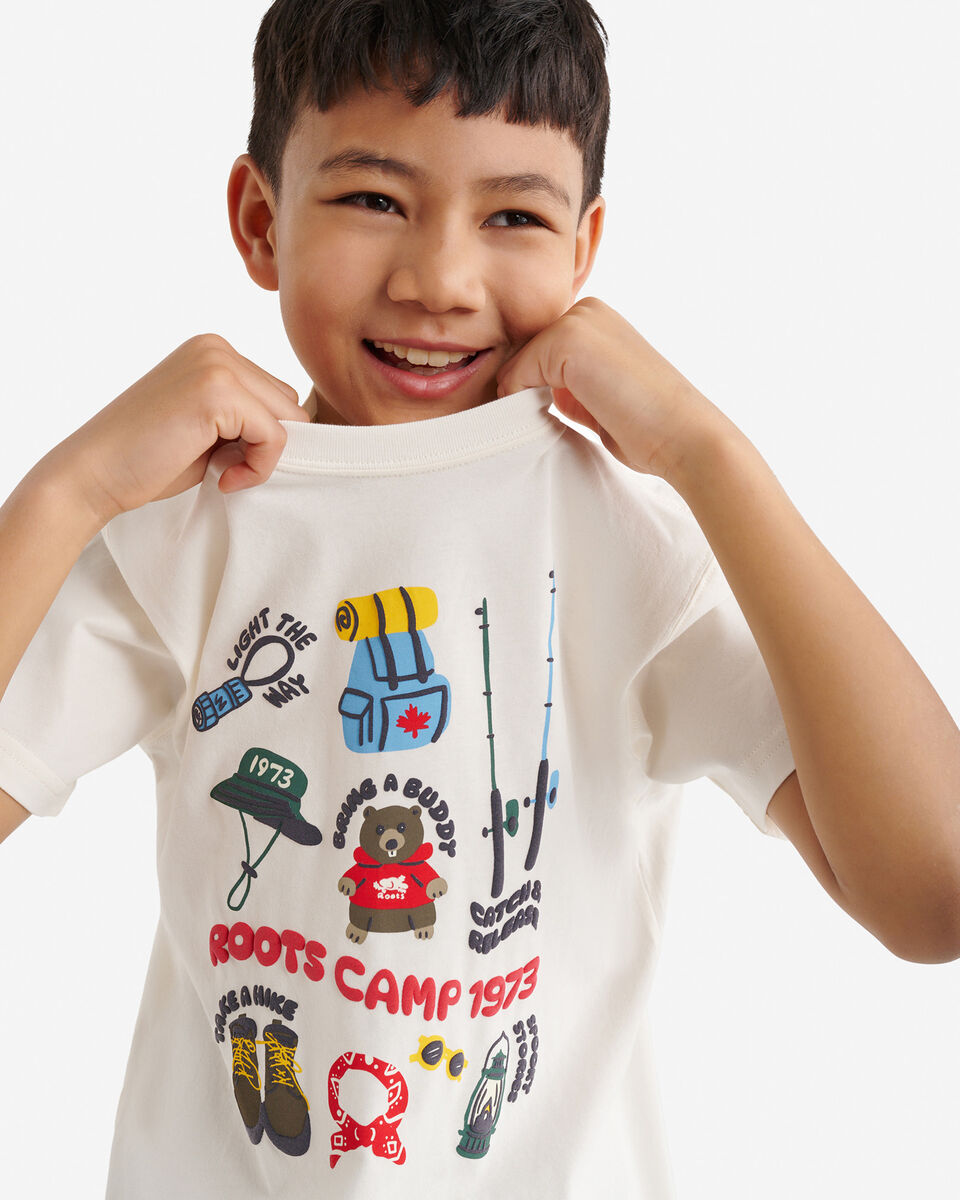 T-shirt Camp phosphorescent pour enfant