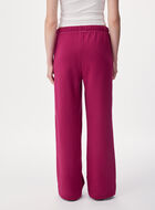 Pantalon molletonn&eacute; en coton biologique &agrave; jambe large Cooper 