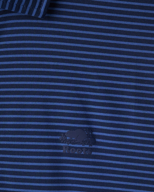 Renew Knit Striped Polo