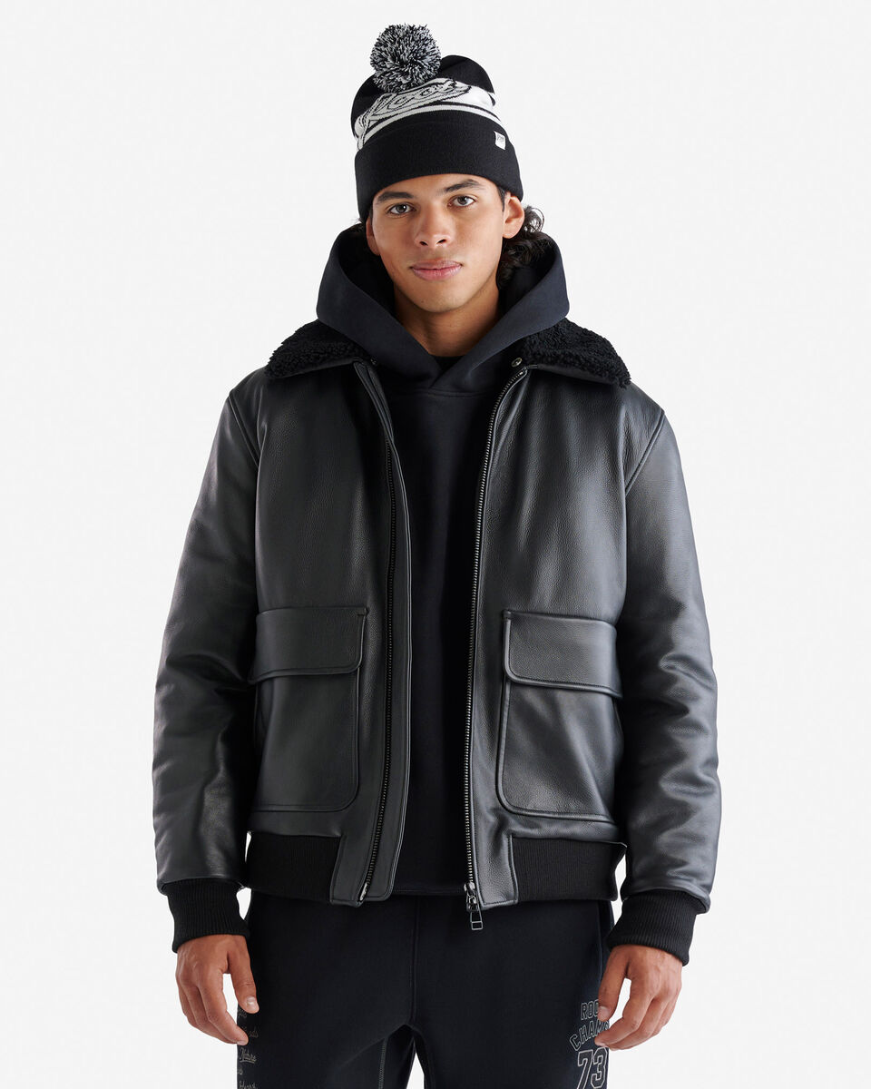 Leather Aviator Jacket