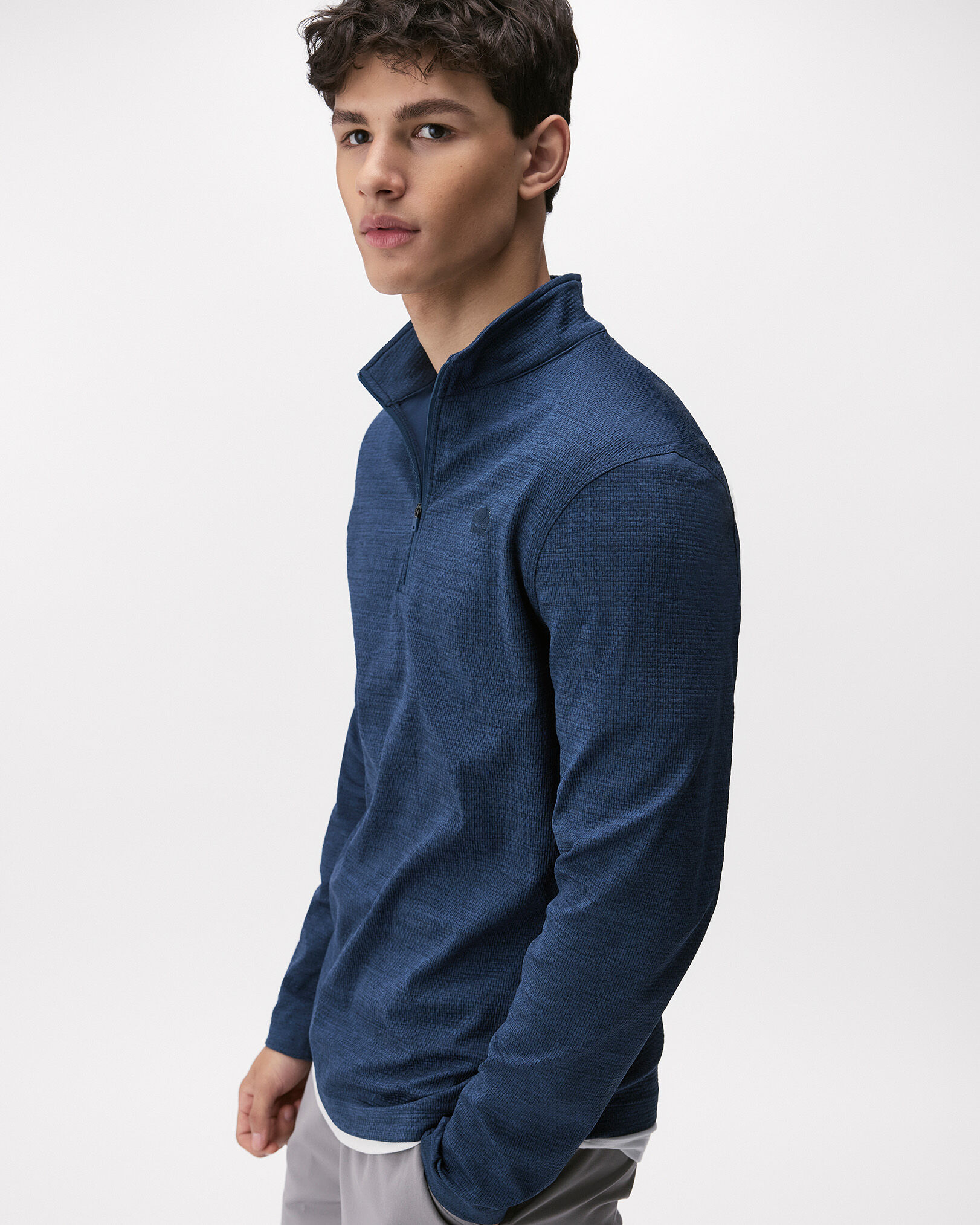 Active Textured Quarter Zip
