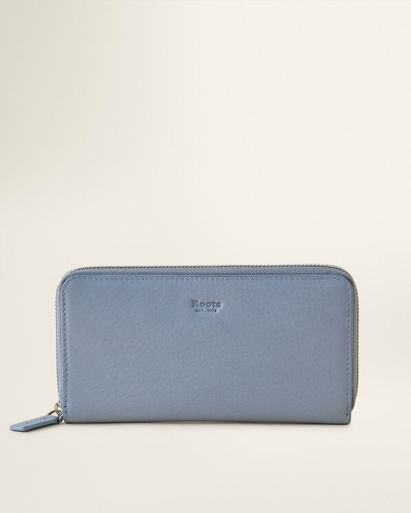 Pochette à glissière en cuir Nuage