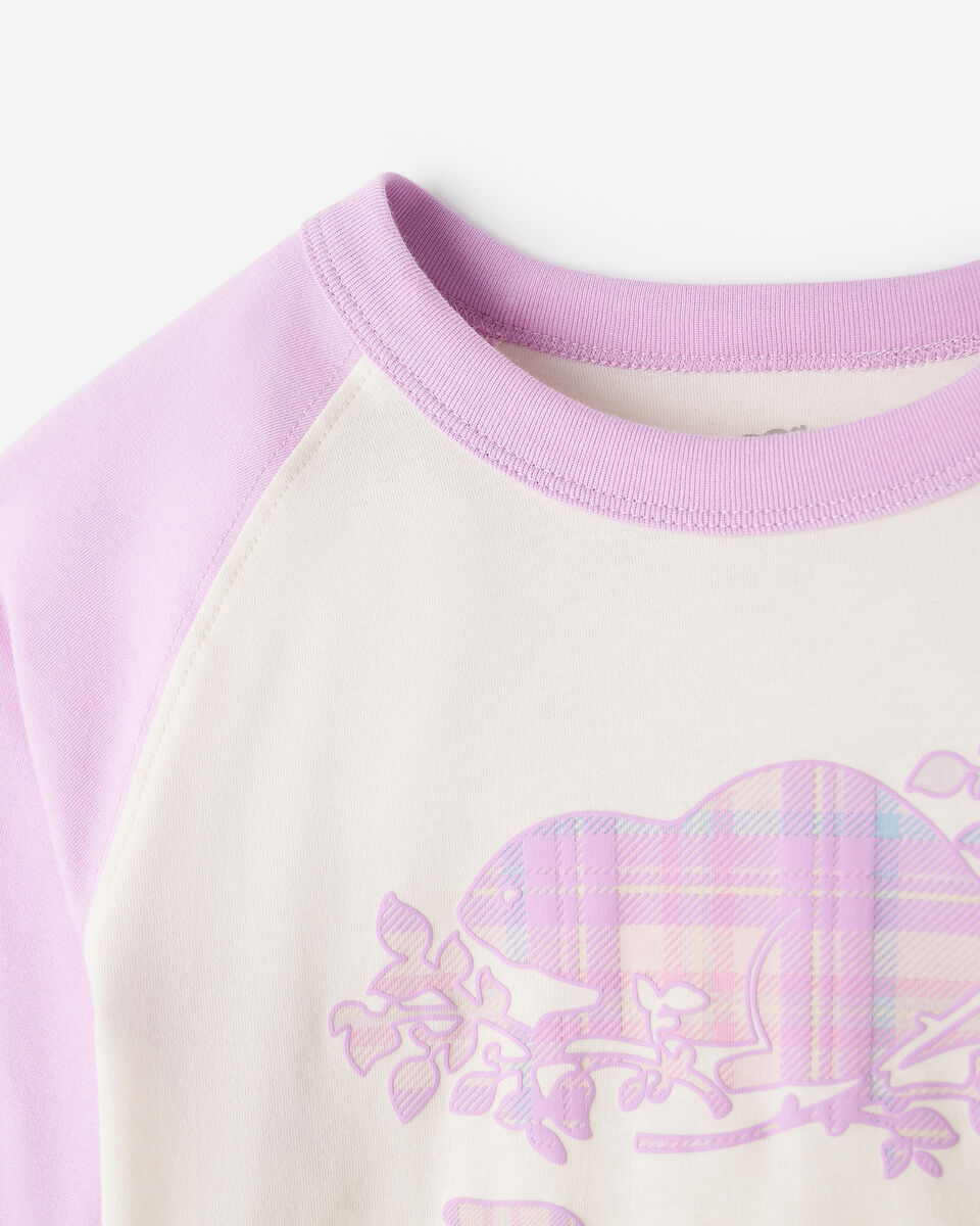 Kids Plaid Baseball T-Shirt