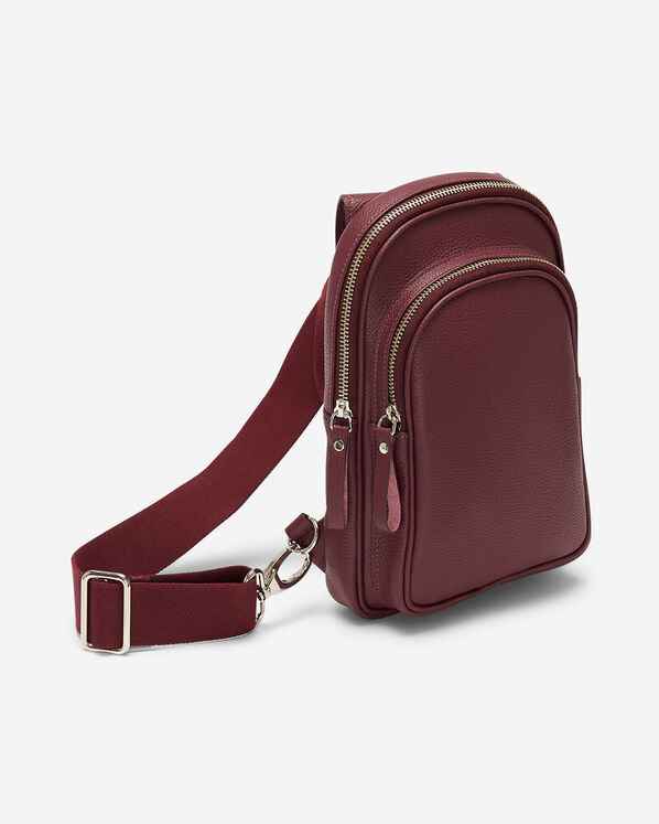 Sac &agrave; bandouli&egrave;re Trinit&eacute; en cuir Cervino