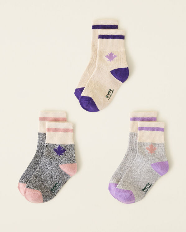 3 paires de chaussettes Érable Cabane pour enfants