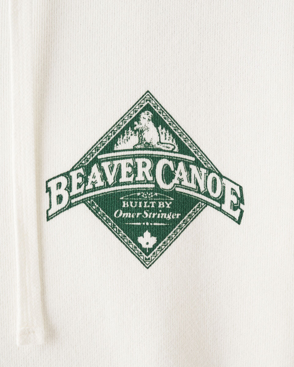 Chandail à capuchon et glissière Beaver Canoe