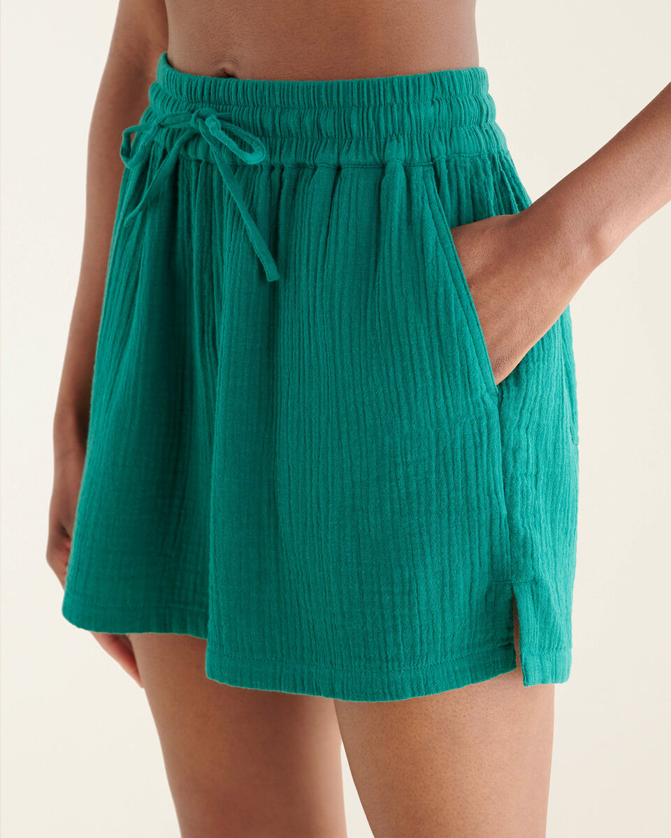 Short 3,5 po en gaze de coton Isla