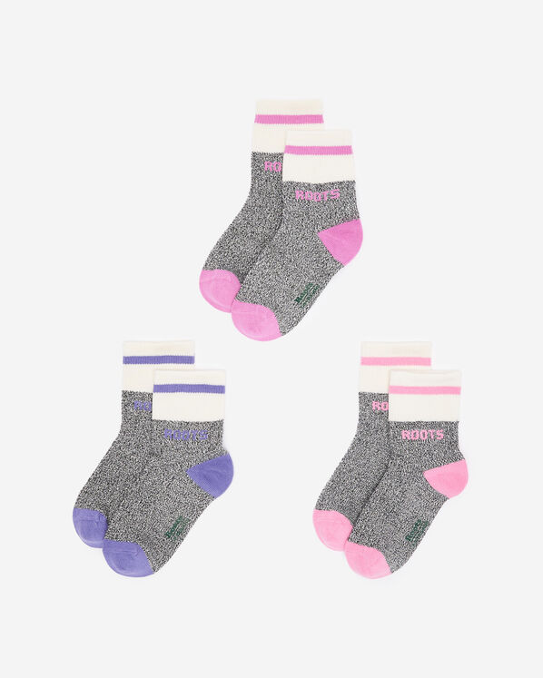 Kid Cabin Ankle Sock 3 Pack