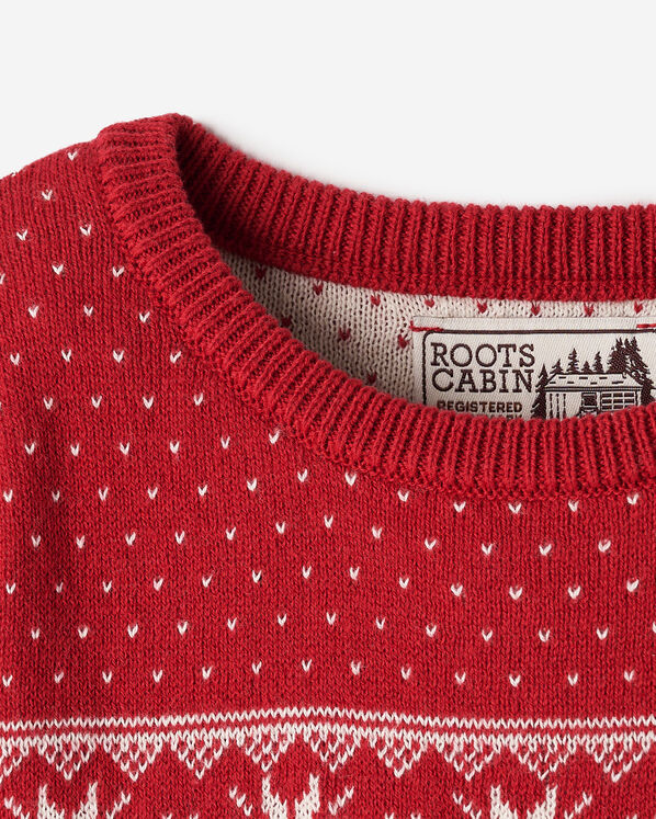 Baby Cabin Fair Isle Sweater Dress