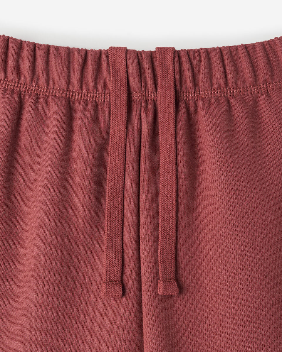 Pantalon &agrave; jambe large en molleton de coton bio Cooper