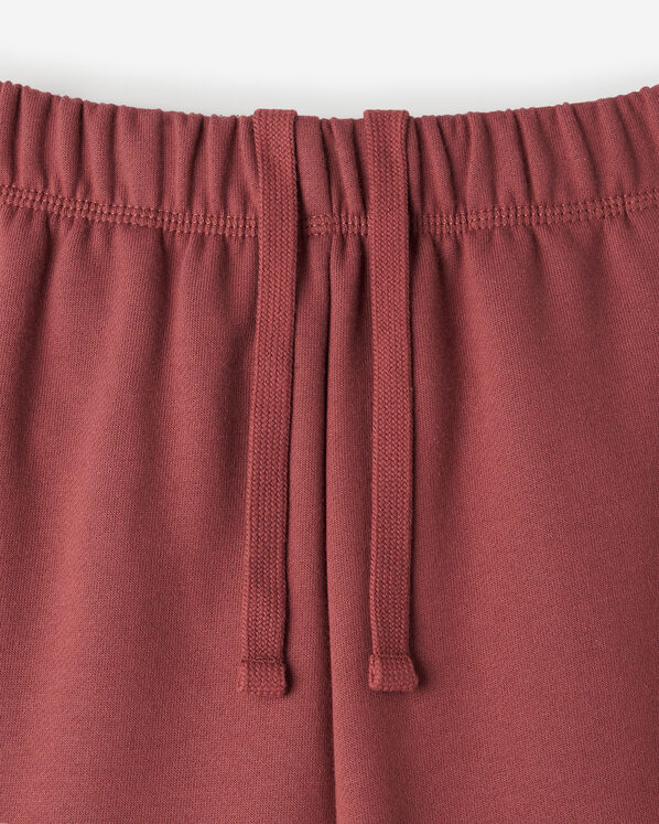 Pantalon &agrave; jambe large en molleton de coton bio Cooper