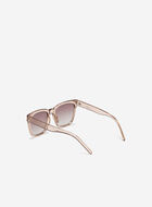 Womens Plastic Oval Crystal Colour Sunglasses