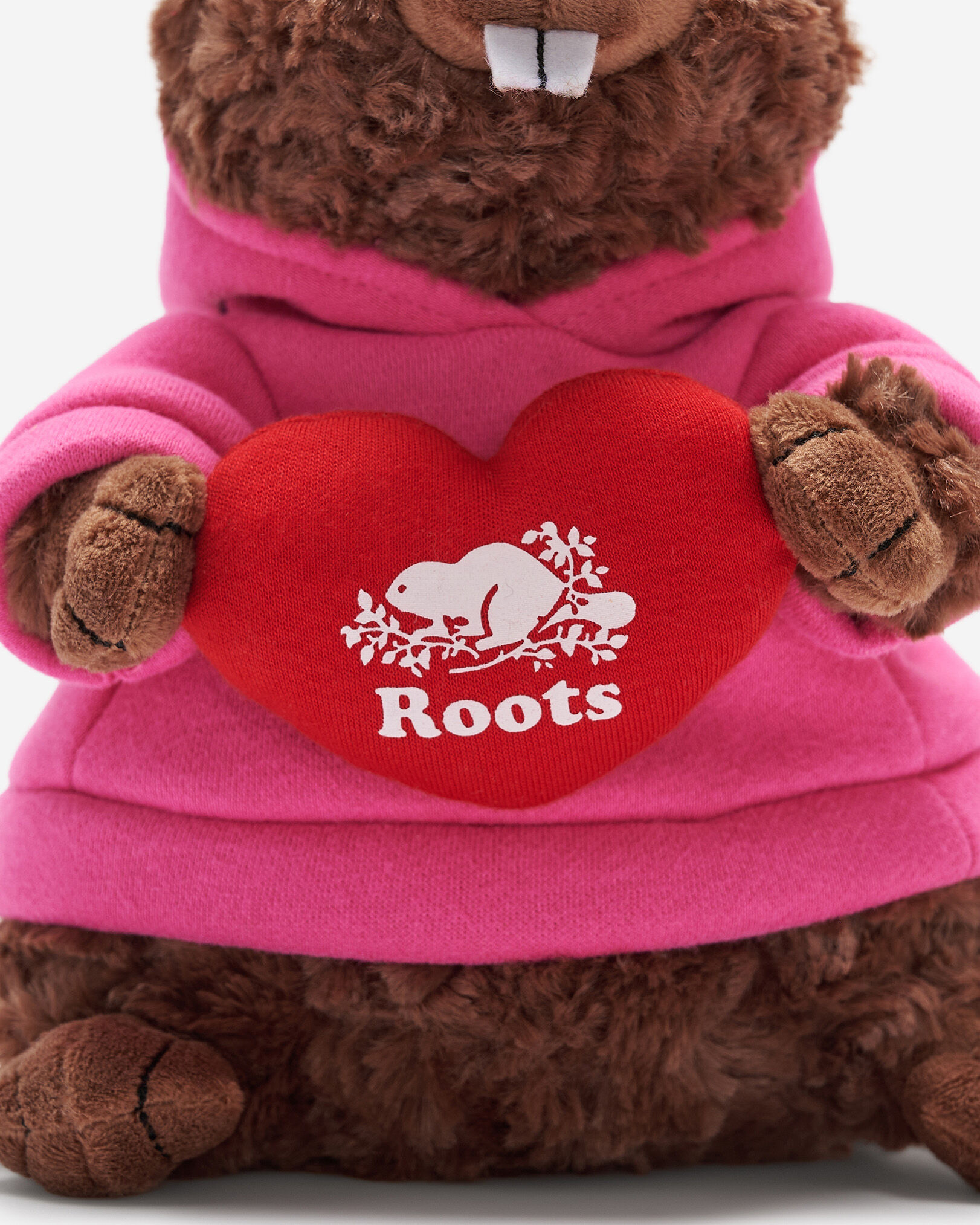 Castor en peluche Amour