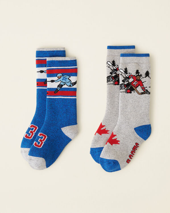 2 paires de chaussettes Hockey pour enfants