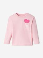 T-shirt &agrave; poche en forme de c&oelig;ur pour tout-petits