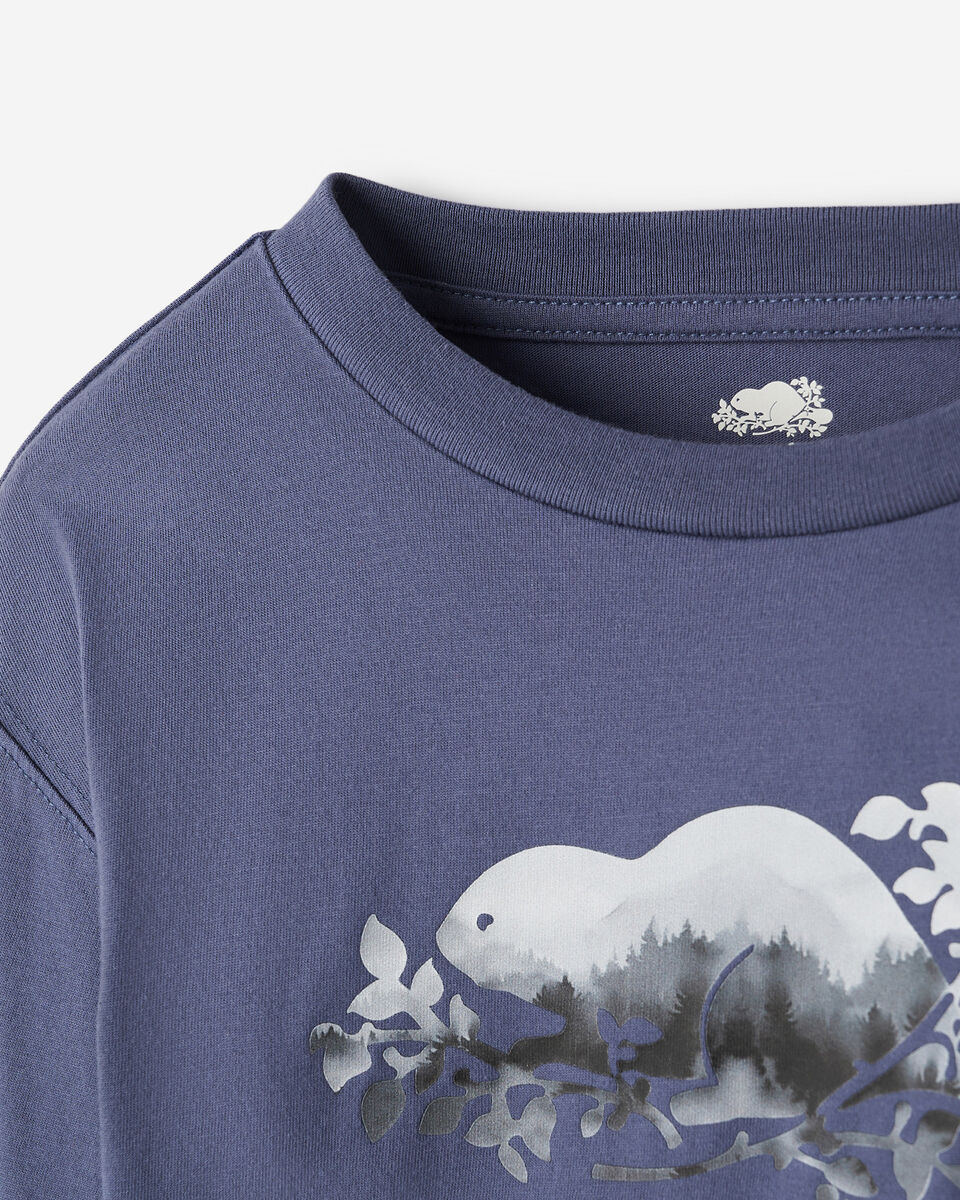 T-shirt Cooper aquarelle en coton bio pour tout-petits