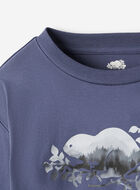T-shirt Cooper aquarelle en coton bio pour tout-petits