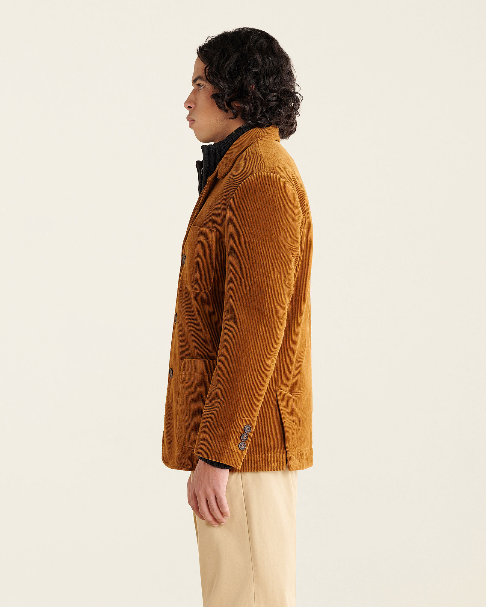Cord shearling jacket discount