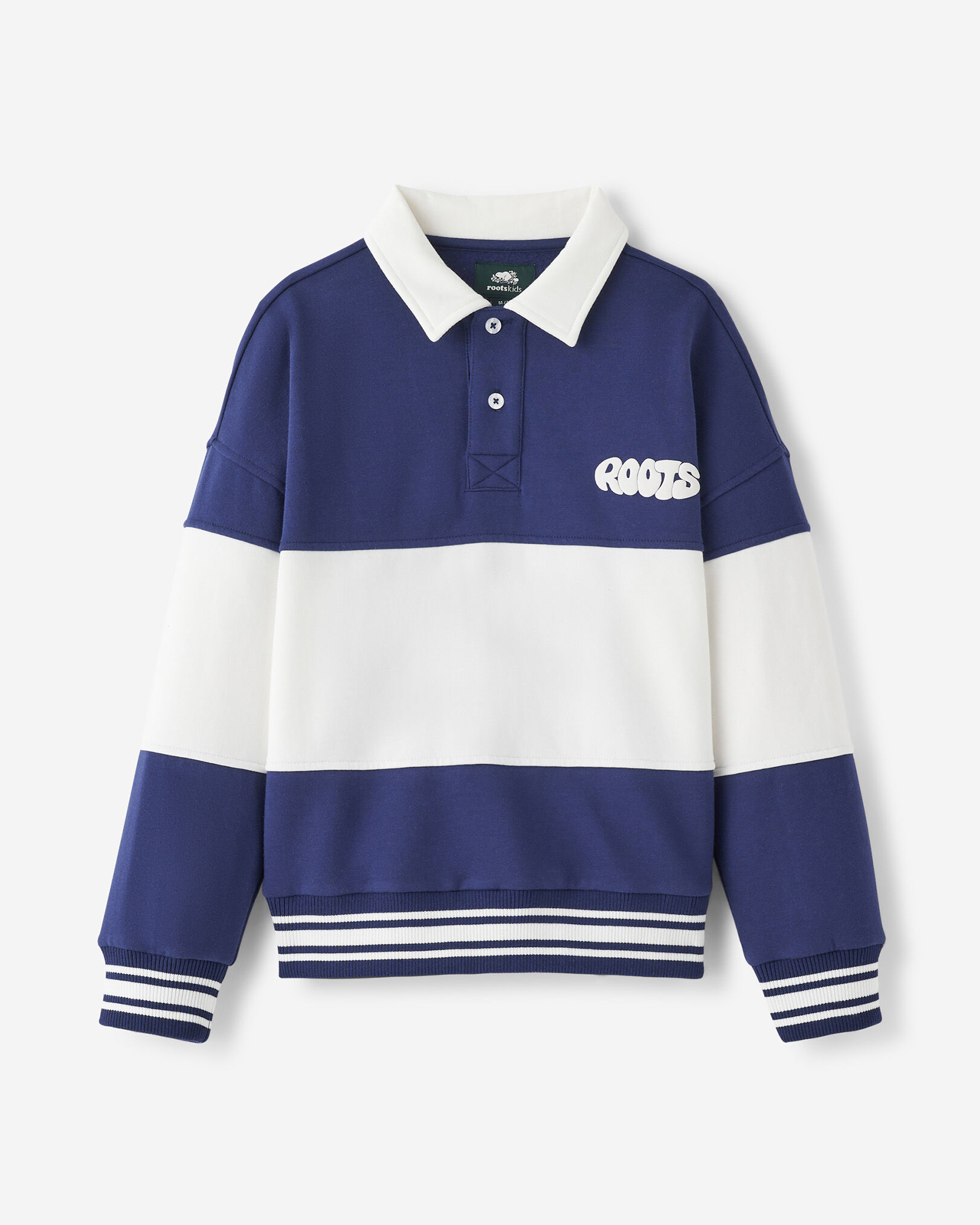 Kids long 2024 sleeve polo