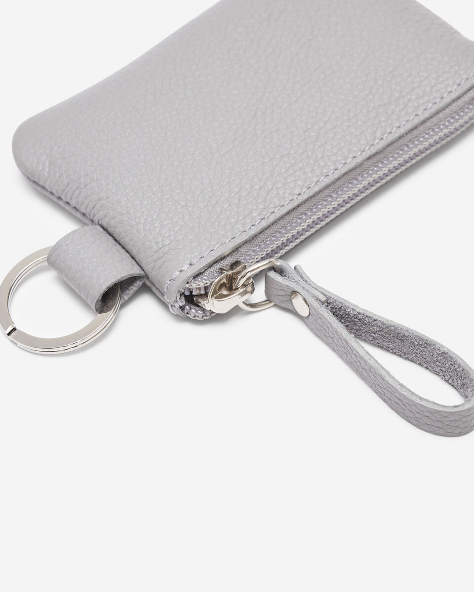 Pochette à glissière en cuir Cervino