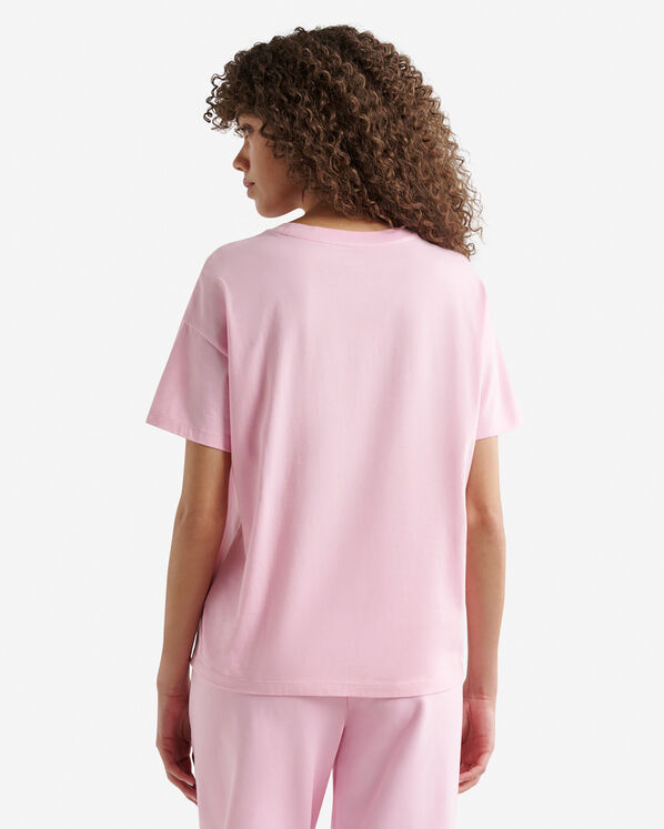 T-shirt d&eacute;contract&eacute; en coton bio Cooper pour femme