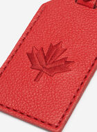 &Eacute;tiquette de bagage Feuille d&rsquo;&eacute;rable en cuir Cervino