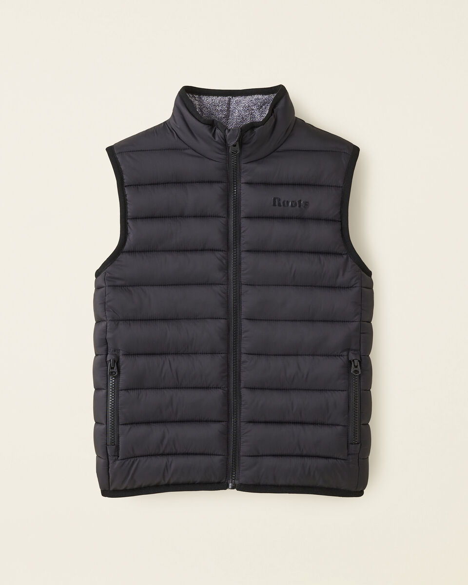 Kids Roots Reversible Puffer Vest