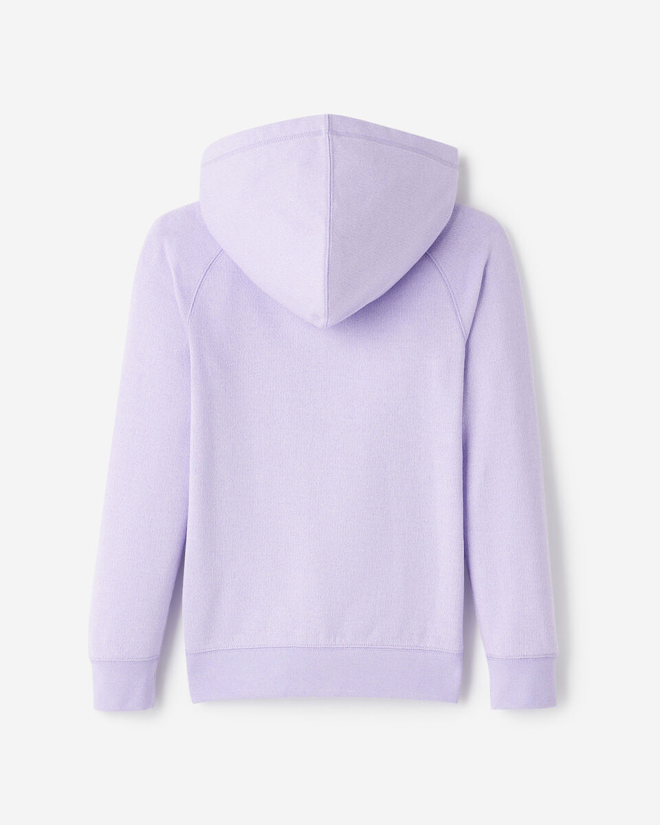 Chandail original &agrave; capuchon et glissi&egrave;re en jersey bouclette de coton bio pour enfants