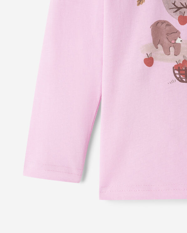 T-shirt &agrave; manches longues Ours douillet pour tout-petits