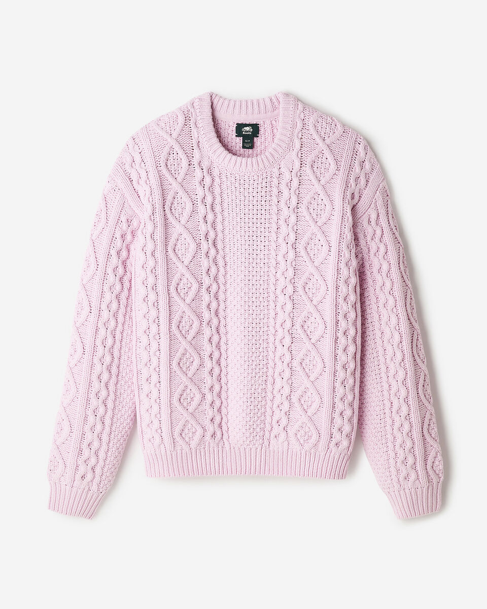 Cable Knit Crew Sweater