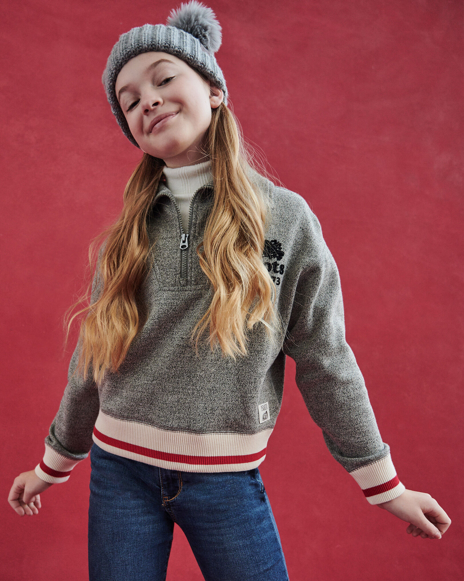 Girls Cabin Cozy Stein Sweatshirt Sweatshirts and Hoodies Roots