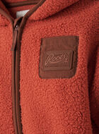 Baby Alta Shearling Fleece Romper Hoodie