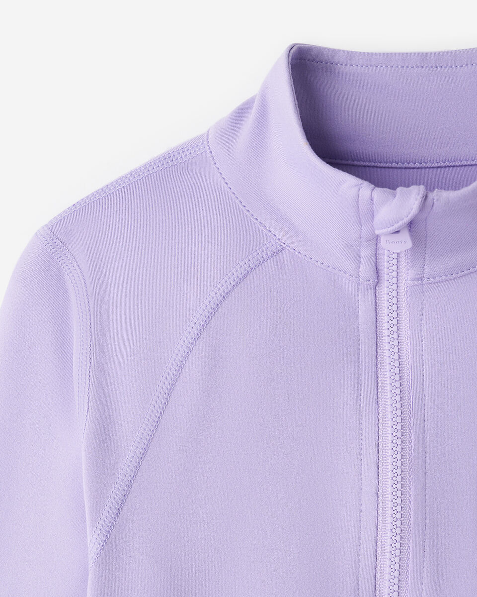 Toddler Girls Active Fitted Track Jacket