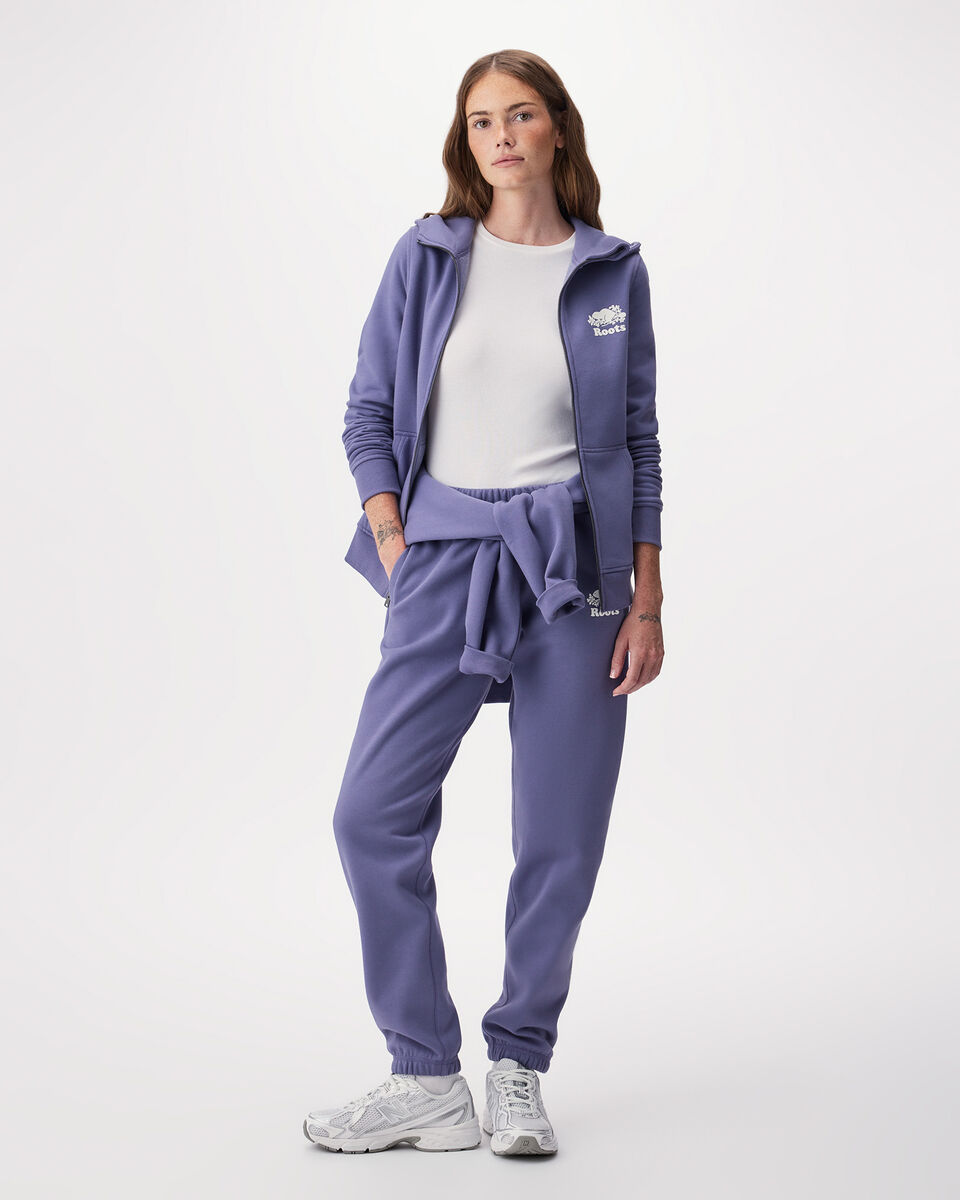 Chandail &agrave; capuchon et glissi&egrave;re ajust&eacute; en coton biologique Cooper