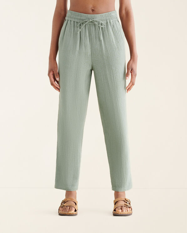 Pantalon en gaze de coton Isla