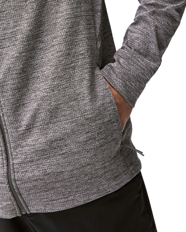 Active Textured Full Zip Hoodie