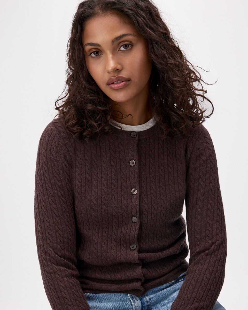 Bowen Cable Knit Cardigan