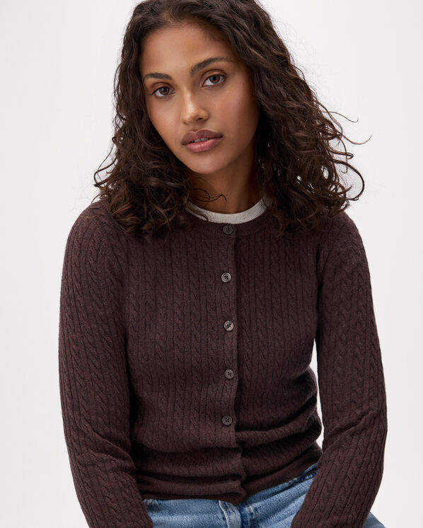 Bowen Cable Knit Cardigan
