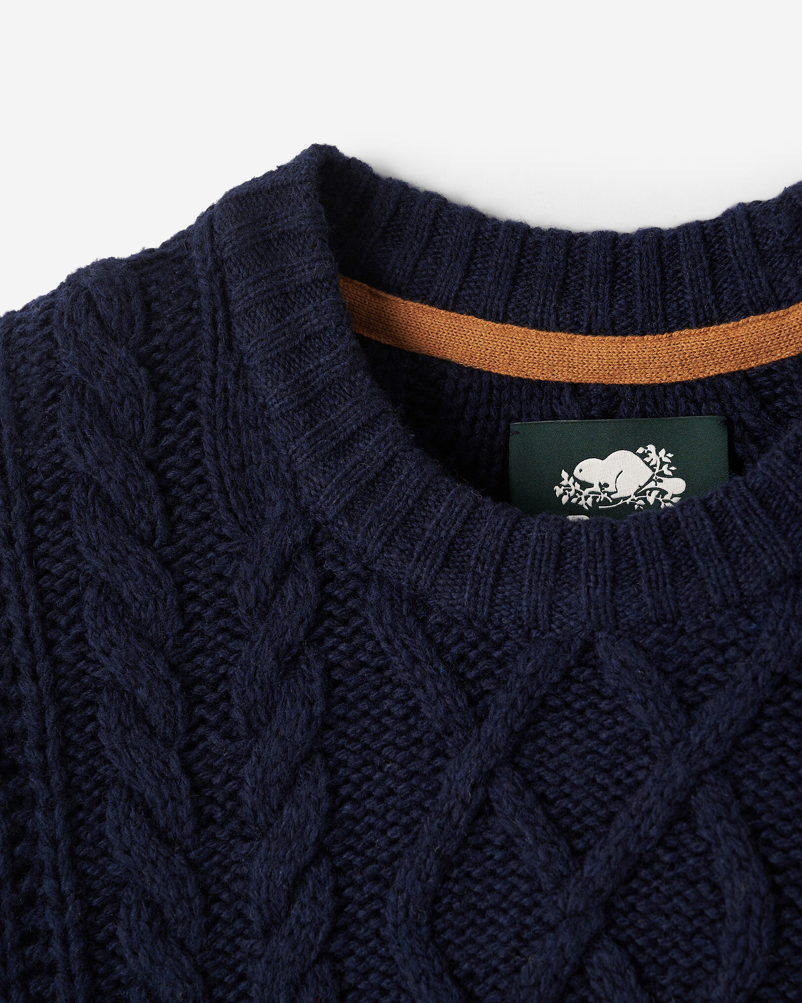 Lodge Cabled Crew Sweater