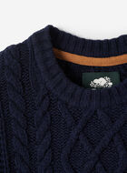 Lodge Cabled Crew Sweater