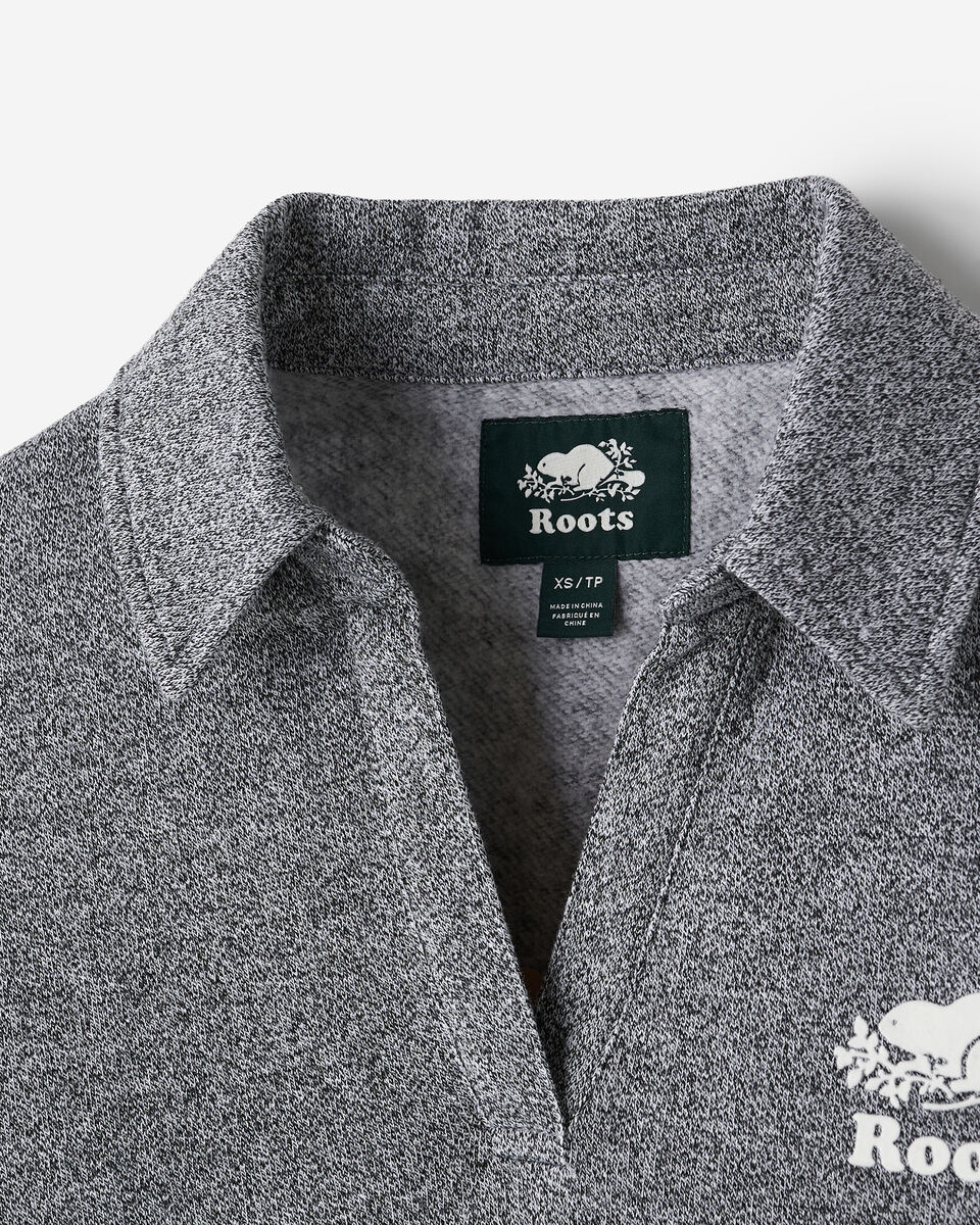 Organic Cooper Long Sleeve Polo Dress