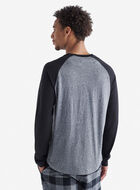 Mens Cooper Plaid Raglan Long Sleeve T-Shirt