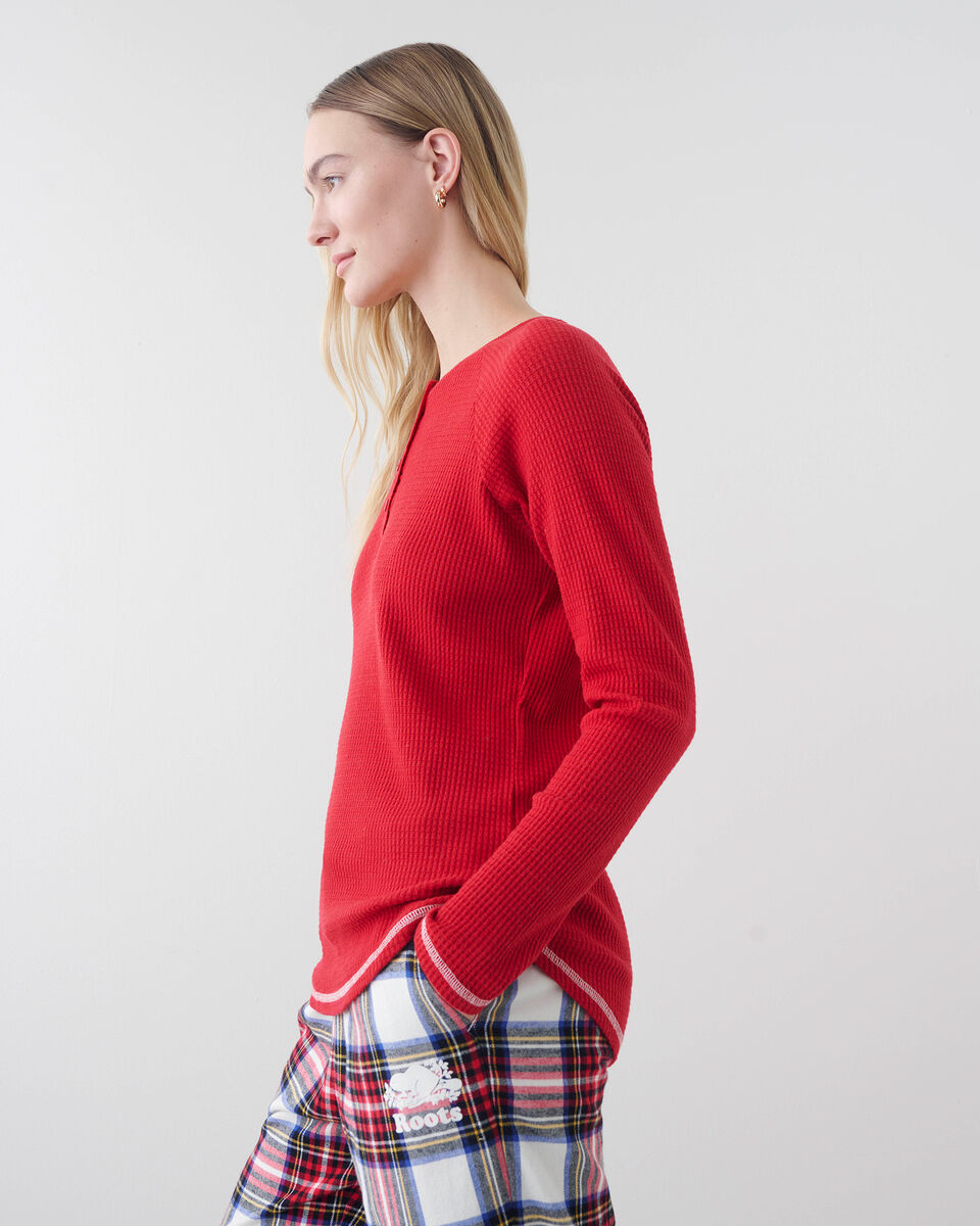 Chandail henley gaufré Cabane