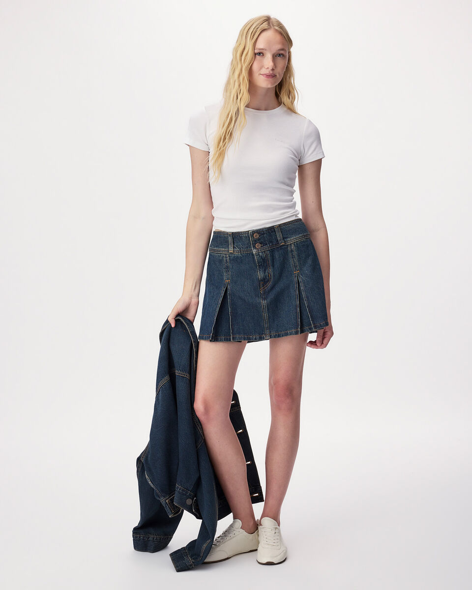 Levi's&reg;  Inverted Pleat Mini Skirt