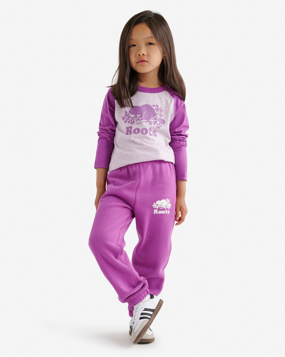 T-shirt style baseball Cooper en coton bio pour tout-petits