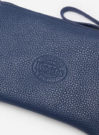 Pochette moyenne à glissière en cuir Cervino