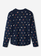 Mens Holiday Pajama Top